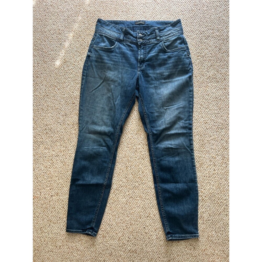 Silver Jeans Avery 31 Dark Blue High-Rise Skinny Jeans